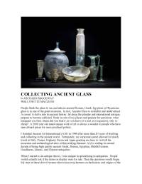 [caption:Collecting Ancient Glass] Click to preview Collecting Ancient Glass